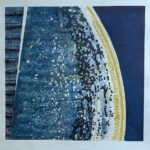 木版画「時空」25－2、制作工程
